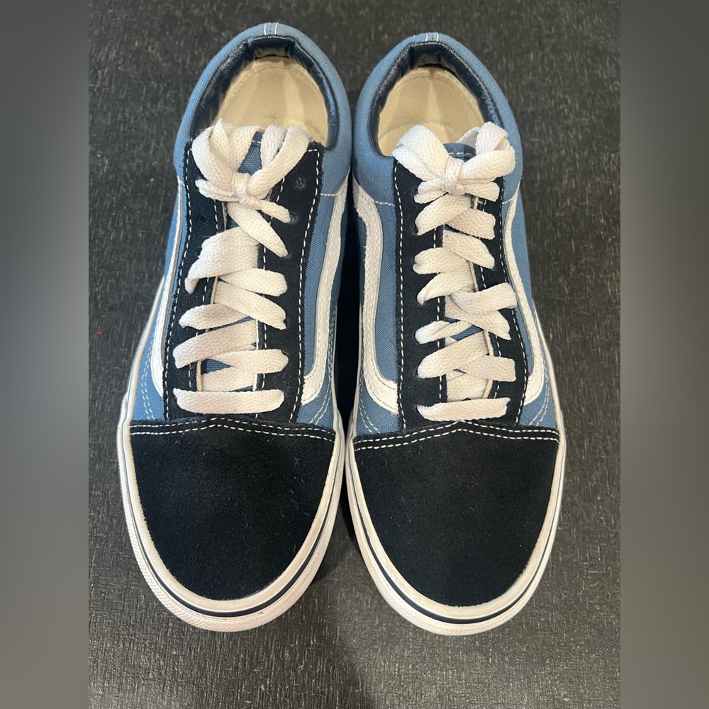 Vans Big Kids Sneakers - Blue and White